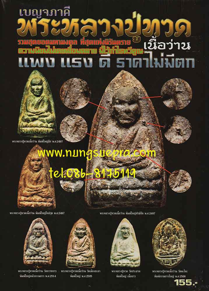 เบญจภาคีพระหลวงปู่ทวดเนื้อว่าน