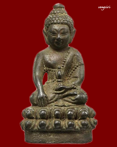 พระกริ่งอุบาเก็ง รุ่น พระเจ้า 5 พระองค์  เนื้อนวโลหะพิเศษ เทโบราณเข้าดินไทย หลวงปู่หมุน ฐิตสีโล 