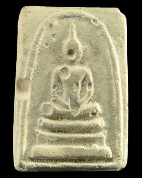 พระสมเด็จเนื้อผงกรรมฐาน..พิมพ์ฐานสามชั้น หลวงปู่ดู่ วัดสะแก อยุธยา