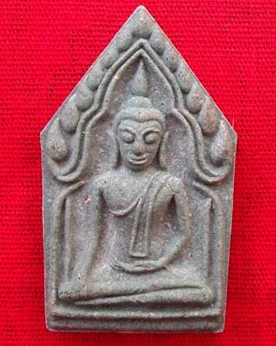 พระขุนแผน หลวงปู่สรวง  วรสุทโธ วัดถ้ำพรหมสวัสดิ์ จ.ลพบุรี  เนื้อเขียวเกี่ยวทรัพย์