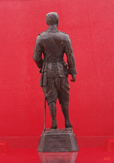 พระบูชารัชกาลที่ 5 วัดนิเวศธรรมประวัติ อยุธยา นสพ.ฐานเศรษฐกิจสร้าง ปี 2535