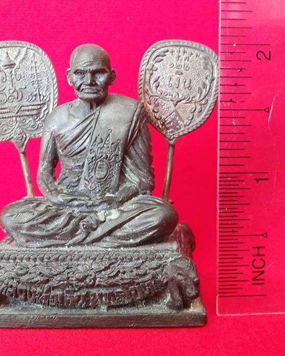 รูปหล่อขนาดบูชาหลวงพ่อเงิน พุทธโชติ รุ่นฉลองสะพาน วัดท้ายน้ำ ปี 31