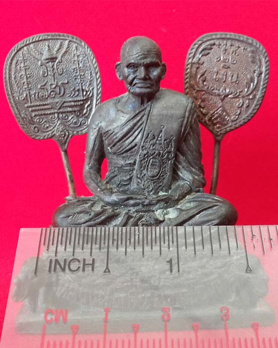 รูปหล่อขนาดบูชาหลวงพ่อเงิน พุทธโชติ รุ่นฉลองสะพาน วัดท้ายน้ำ ปี 31