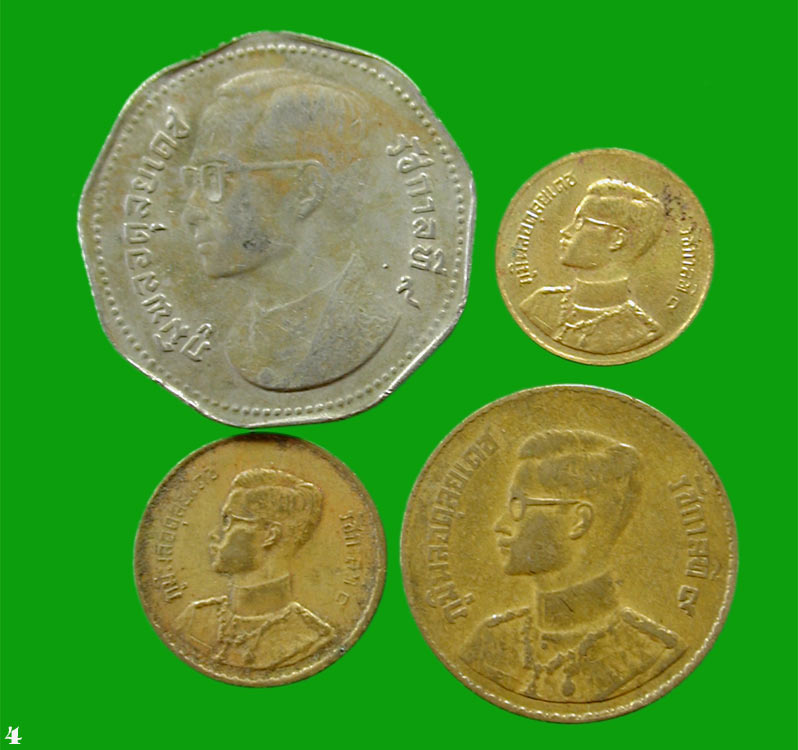 เริ่ม 100 บาท...... เหรียญ ร.๙ เหลี่ยม ๕ บาท+๕๐ สต.+๑๐สต.+๕สต