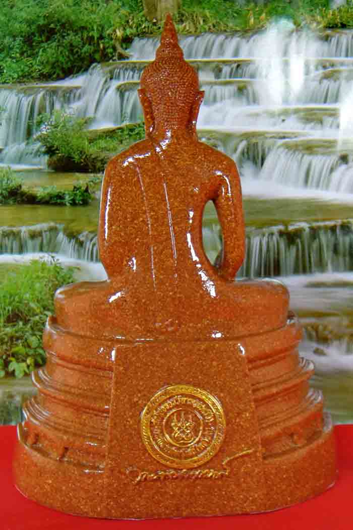 ***พระพุทธโสธร เนื้อกระเบื้องหลังคาโบส์ถ พุทธลักษณะสวยงามมาก ขนาดหน้าตัก 5 นิ้ว ความสูง 9.5 นิ้ว ฐาน