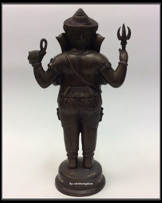 พระพิฆเนศ ปางยืนประทานพร รุ่น 100 ปี กรมศิลปากร ขนาดบูชา สูง 10.5 นิ้ว เนื้อโลหะผสม No.4765