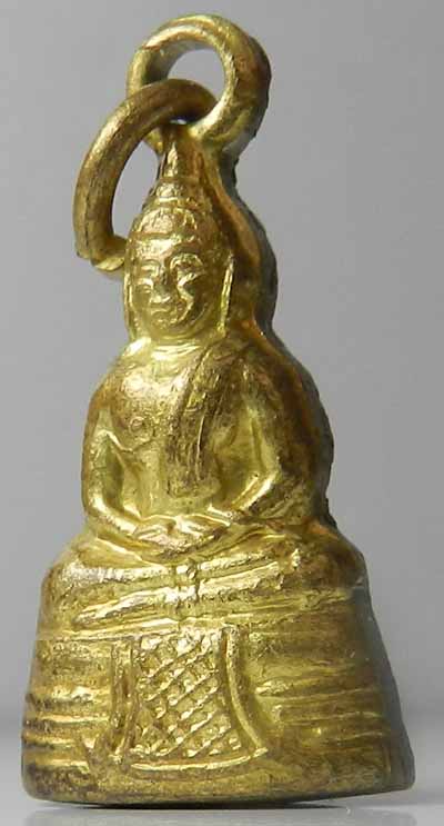 พระกริ่งเล็กพุทธโสธรเนื้อทองเหลือง๒๕๑๒ Phra Kring Lek LP.Sotorn1969