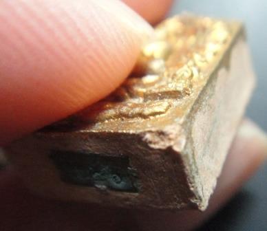 ขุนแผนเทพนิมิต พิมพ์เล็ก เนื้อชมพู ตะกรุดฝาบาตร เลข 820 หลวงพ่อสาคร วัดหนองกรับ กล่องเดิม