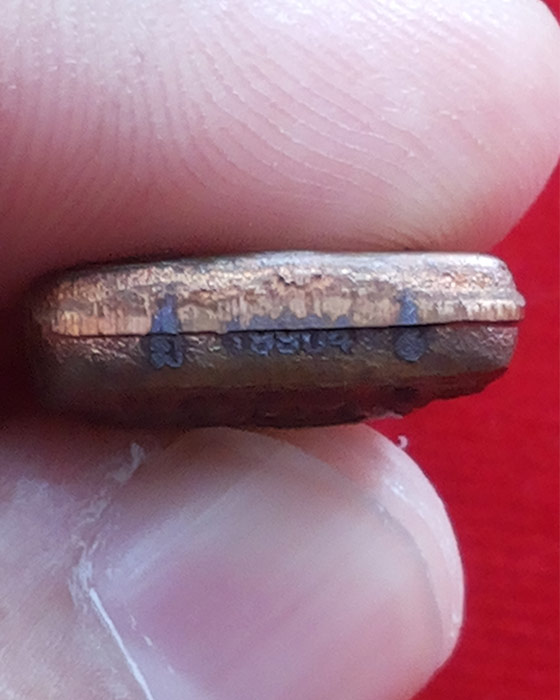 หลวงพ่อโสธร2หน้า รุ่นทองประทาน เนื้อทองแดงผิวไฟ วัดโสธรวรารามวรวิหาร พร้อมกล่องเดิม