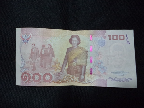 $$เคาะเดียว$$   ธนบัตรที่ระลึกชนิดราคา 100 บาท