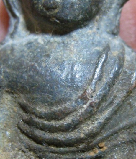 พระกรุวัดหูแกง เนื้อตะกั่ว จ.ตรัง สภาพพอสวย มาพร้อมบัตรรับรองความแท้