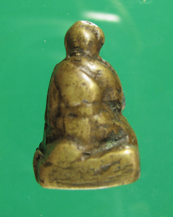 รูปหล่อโบราณ ล.พ.จง พิมพ์หน้าลิง ออกวัดโบสถ์ ปี 2490