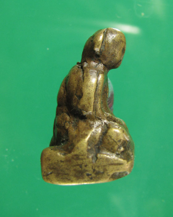 รูปหล่อโบราณ ล.พ.จง พิมพ์หน้าลิง ออกวัดโบสถ์ ปี 2490