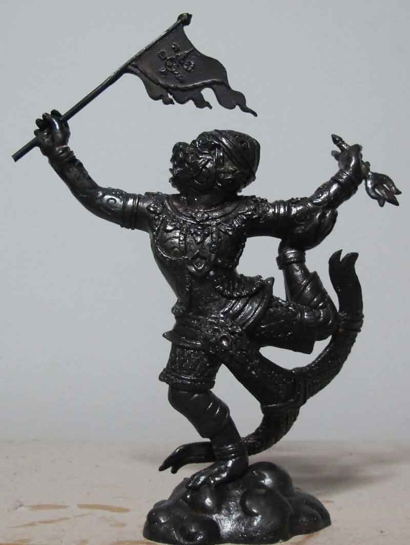 หนุมานเชิญธง หลวงพ่อเพี้ยน วัดเกริ่นกฐิน จ.ลพบุรี งานกฐินปี 2559