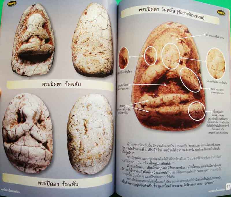 หนังสือ ไทยพระ ตำราศึกษาพระปิดตาเนื้อผงมหามงคล