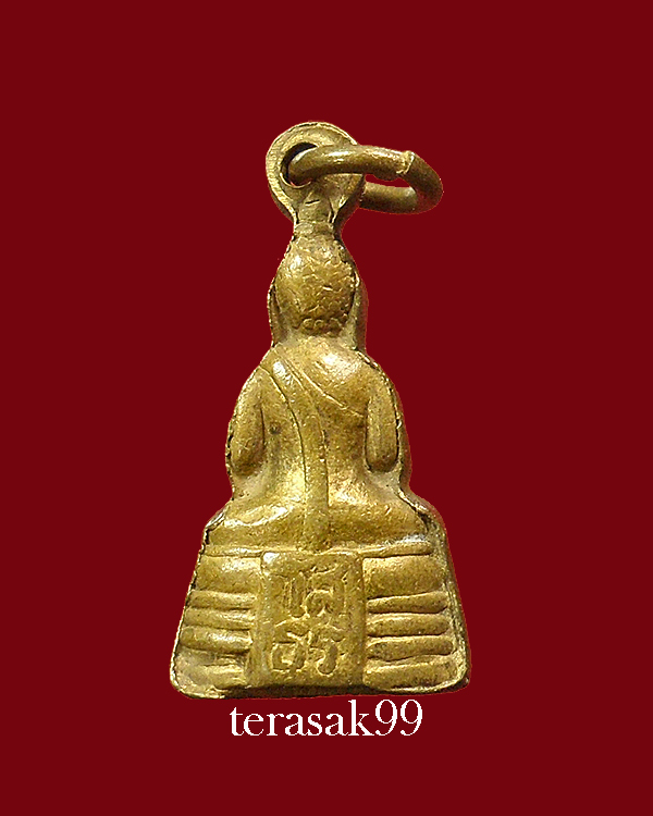 พระกริ่งหลวงพ่อโสธรปี2512 พิมพ์มีหู เนื้อทองเหลือง ราคาเบาๆ องค์ที่1