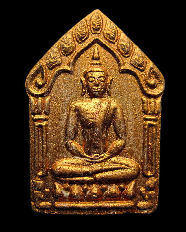 ขุนแผนผ้าป่า ปี 2546 เนื้อขาว ตะกรุดทองแดงคู่ ทาทองเดิม หลวงพ่อสาคร มนุญโญ วัดหนองกรับ จ.ระยอง