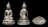 พระกริ่ง+พระชัยวัฒน์ เนื้อเงิน วัดเศวตฉัตร คลองสาน กทม ปี2535