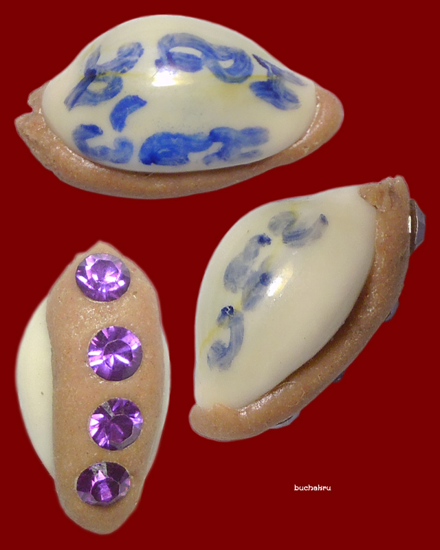 เบี้ยแก้เศรษฐีเงินล้าน (เบี้ยภควจั่น) หลวงปู่หงษ์ พรหมปัญโญ สุสานทุ่งมน จังหวัดสุรินทร์