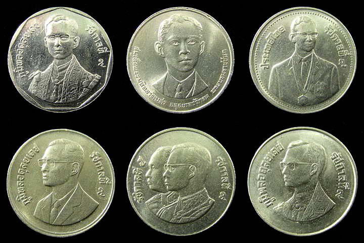 เคาะเดียว .. 6 เหรียญ 6 แบบ เหรียญ 2 บาท คละแบบ รวม 6 เหรียญ