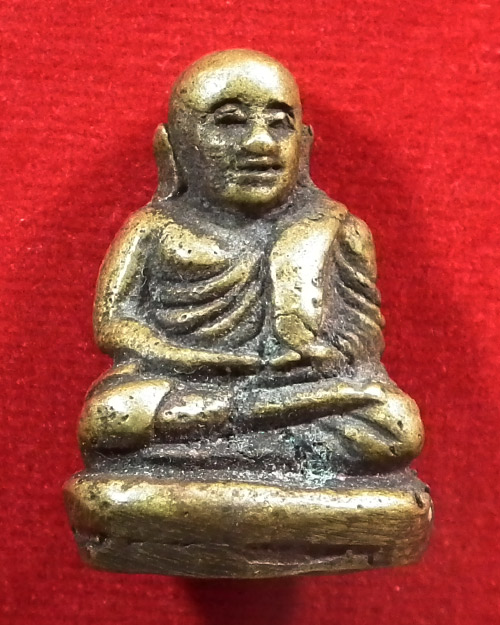 รูปหล่อหลวงพ่อ เงิน เนื้อทองผสม ไม่ทราบที่