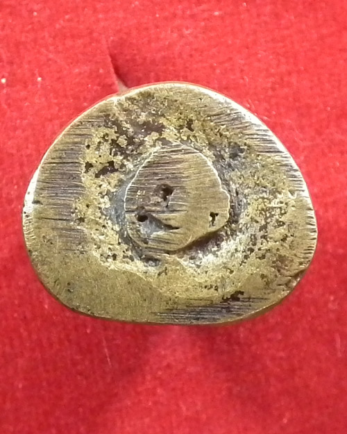 รูปหล่อหลวงพ่อ เงิน เนื้อทองผสม ไม่ทราบที่