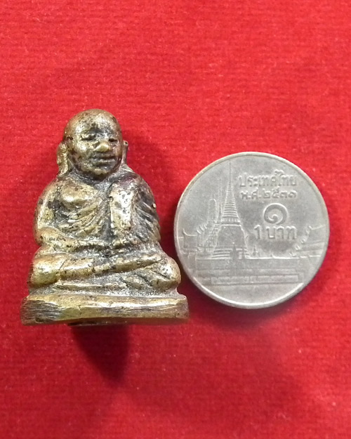 รูปหล่อหลวงพ่อ เงิน เนื้อทองผสม ไม่ทราบที่