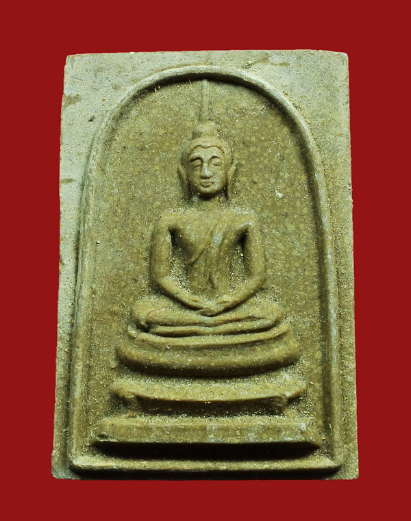 พระผงหลวงพ่อแดง วัดเขาบันไดอิฐ ออกวัดเทพธิดาราม ปี 2515 พิมพ์พระปทุมรังสี