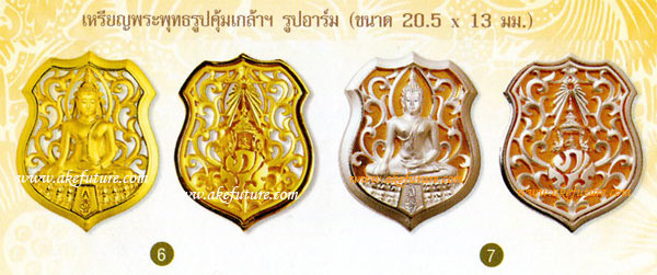 เหรียญพระพุทธรูปคุ้มเกล้าฯ หลัง ภปร.เคาะเดียวแดง