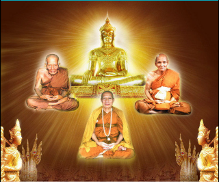 เหรียญพิมพ์เปิดโลก ย้อนยุค เนื้อเงิน มีจาร (เหรียญเปิดถ้ำ) หลวงตาม้า วัดถ้ำเมืองนะ เชียงใหม่...[๕]