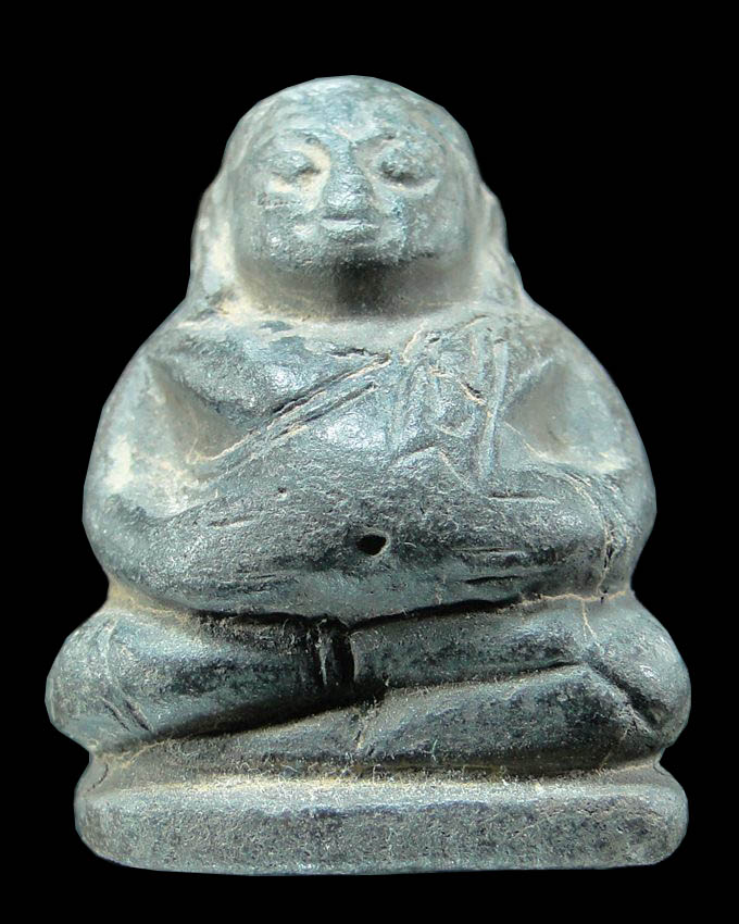 พระสังกัจจายน์เนื้อดิน หลวงพ่อกวย วัดโฆสิตาราม ชัยนาท