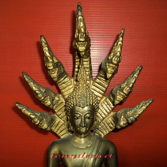 พระบูชาปางนาคปรก 7 เศียร (พระประจำวันเสาร์) หน้าตัก 5 นิ้วค่ะ