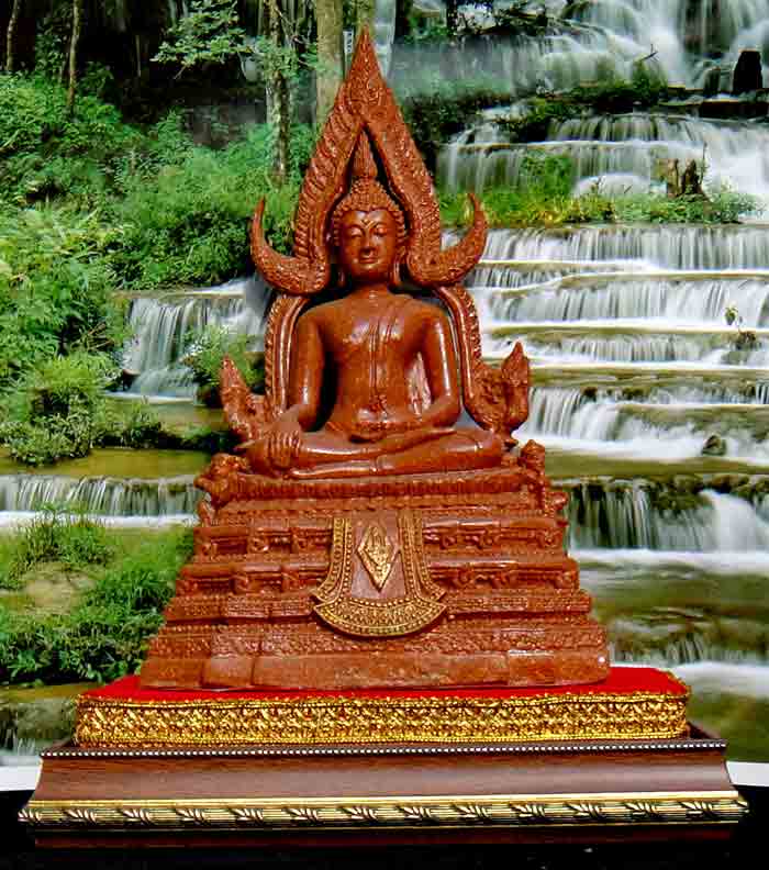 พระพุทธชินราช เนื้อกระเบื้องหลังคาโบสถ์ พุทธลักษณะสวยงามมากค่ะ ขนาดหน้าตัก 5 นิ้ว ความสูง 12 นิ้ว ฐา