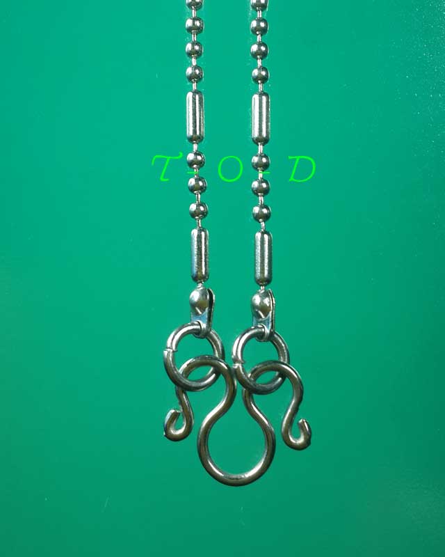 สร้อยสแตนเลส เม็ดกลม+ปล้องเล็ก 