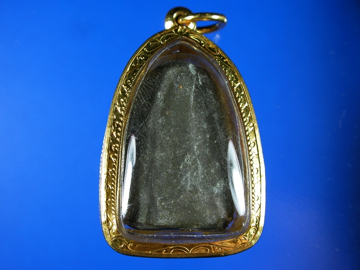 พระผงผสมว่านรุ่นแรก หลวงปู่ดู่ วัดสะแก ปี2492 พิมพ์พระแก้วมรกตเล็บมือ จารตาเปิดเนตร