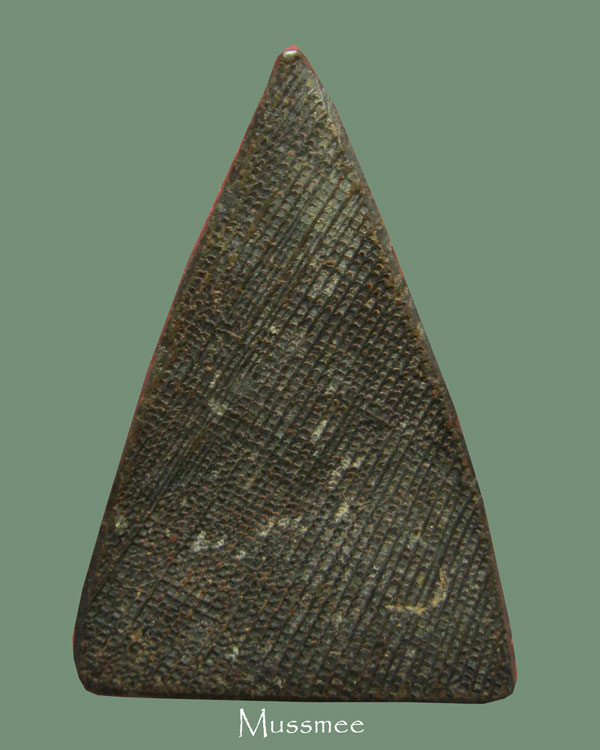 พระพิจิตร หลังลายผ้าสนิมแดง หลวงพ่อดี วัดพระรูป พระสร้างจากพระกรุเมือองสุพรรณที่ชำรุด