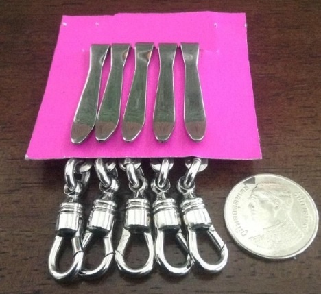 +++แหนบ สแตนเลส พร้อม ก้ามปู 5 ตัว 350 บาท+++ของ ใหม่++