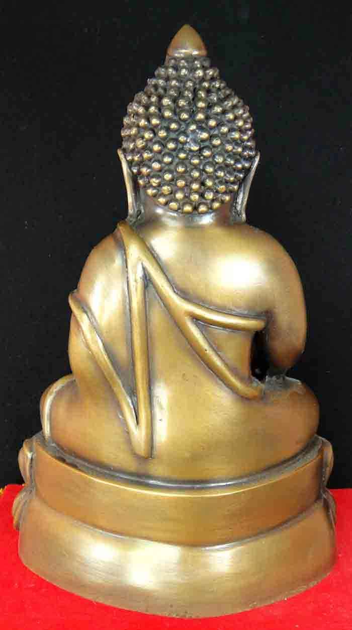 ***พระกริ่งบูชา*** เนื้อทองเหลืองรมมัน หน้าตัก 5 นิ้ว ฐานกว้าง 4 x 6 นิ้ว สูง 9 นิ้ว ใต้ฐานอุดแผ่นยั