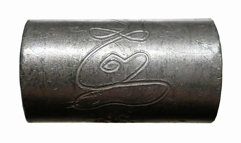 ตะกรุดลูกอมจารมือ โค๊ด วชน กระโดด หลวงพ่อตัด วัดชายนา ปี 2549