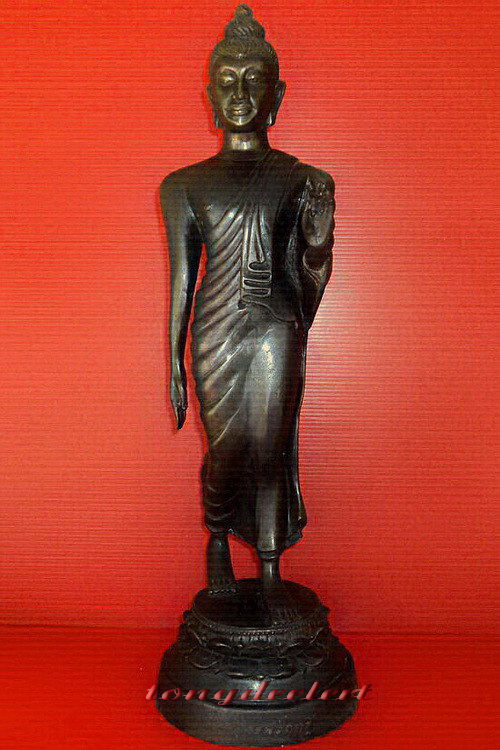 พระพุทธนวฤทธิ์ วัดโพธิ์งาม จ.นครนายก ปางลีลา สูง 17 นิ้ว สวยมากค่ะ