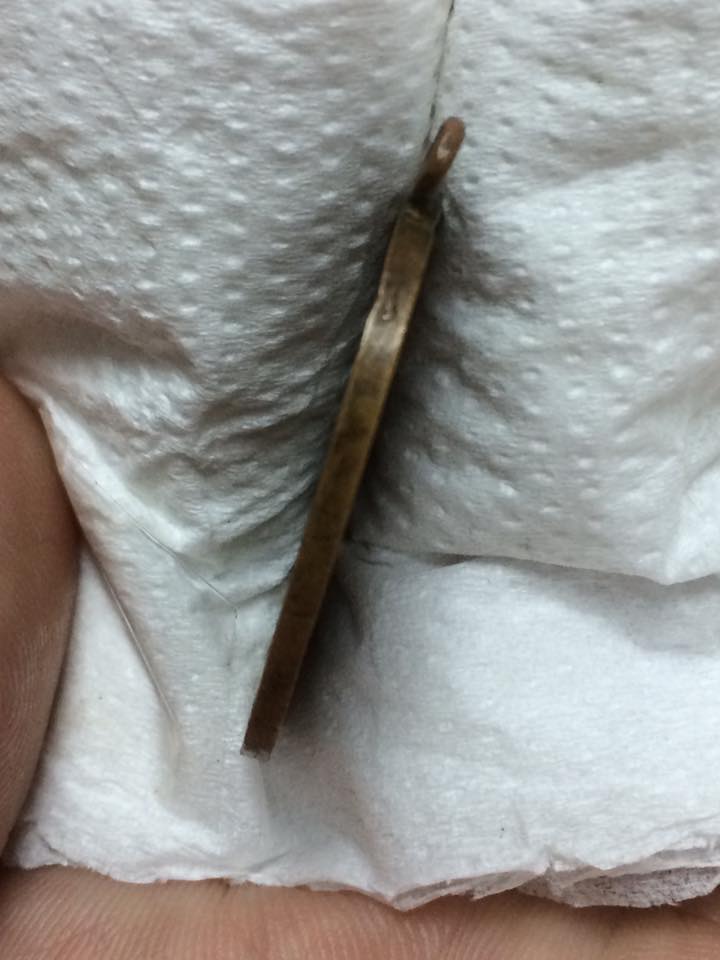 เหรียญครูบาศรีวิชัย นักบุญแห่งล้านนาไทย 2482 สองชาย สระอูแหลม เนื้อทองแดง สวยขลัง ไม่ถึงแสน