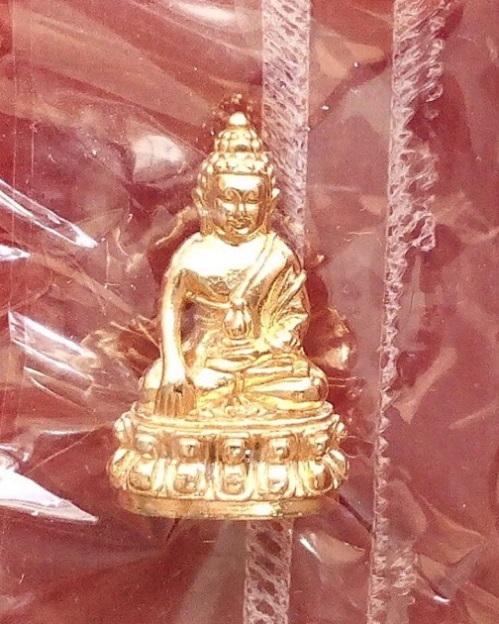 พระชัยวัฒน์มหามงคล 8รอบ เนื้อทองทิพย์ หลวงปู่ทิม วัดพระขาว ปี52 ตอกโค๊ตตัว ท หยดน้ำ