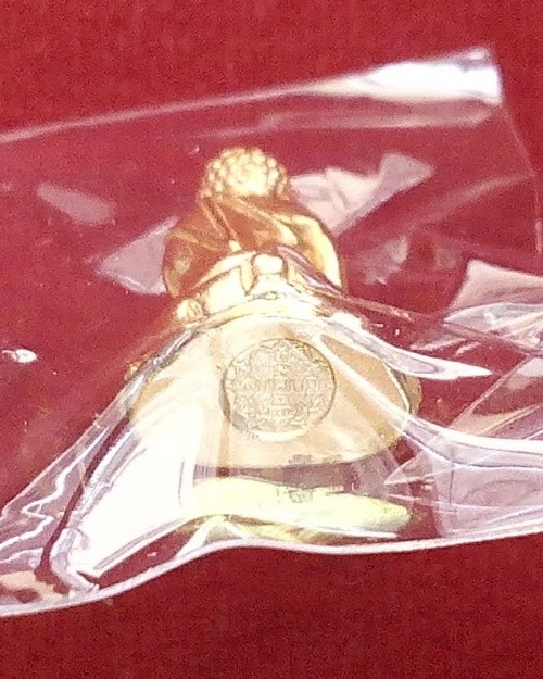 พระชัยวัฒน์มหามงคล 8รอบ เนื้อทองทิพย์ หลวงปู่ทิม วัดพระขาว ปี52 ตอกโค๊ตตัว ท หยดน้ำ