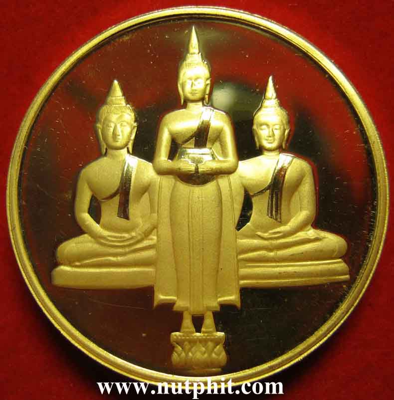 **ครบ 3 องค์ตามตำนานครับ**ลพ.โสธร-บ้านแหลม-ไร่ขิง พ่นทรายขัดทองสวยมากครับ*82