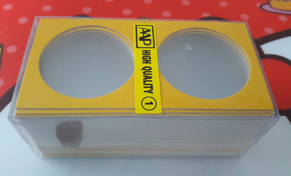 เม้าท์ใส่เหรียญ ( กรอบเหรียญ AAP ) - อย่างหนา คุณภาพดี - เบอร์ 1 - เก็บสะสมเหรียญ