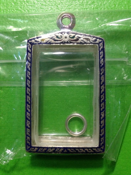 ตลับเงินลงยา ใส่พระสมเด็จ เคาะเดียวครับ