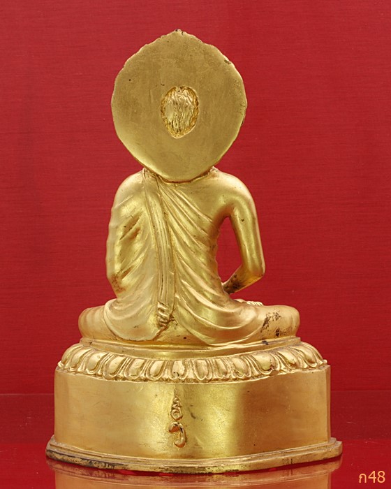 พระบูชาปางสมาธิทรงเครื่องจีน หน้าตัก 7.5 นิ้ว