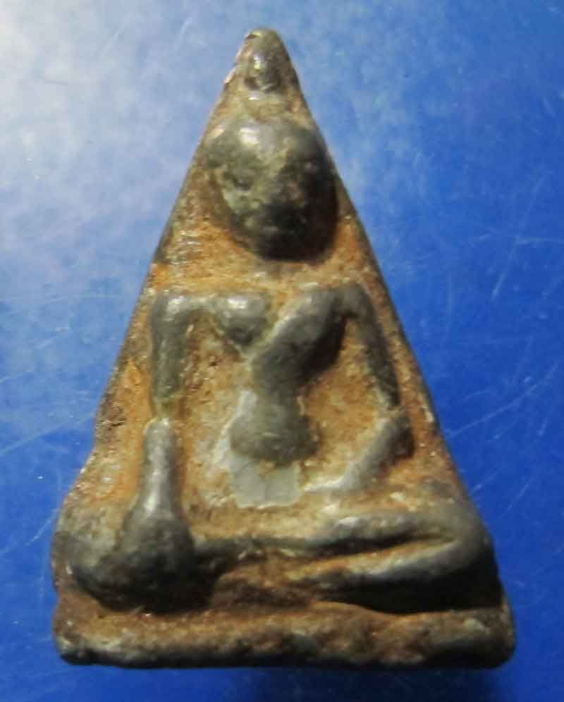 พระกำแพงเนื้อชินเงิน เก่า ไม่ทราบที่