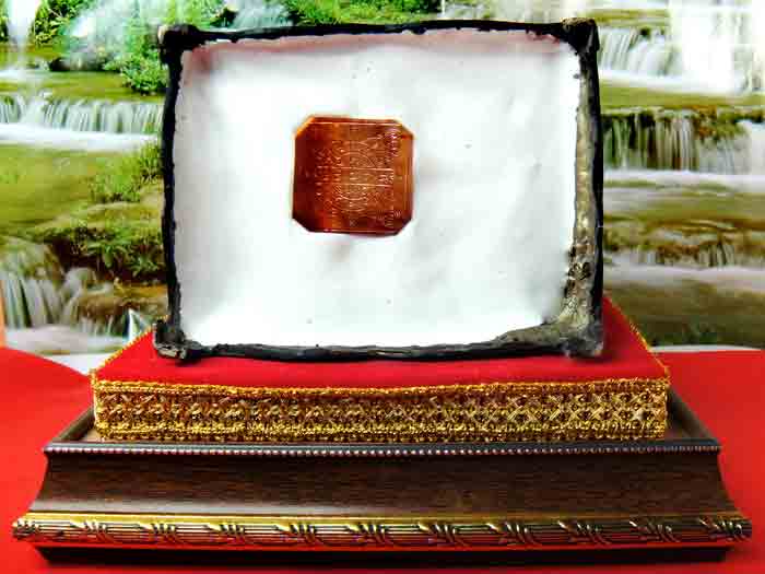 ***หลวงพ่อเงิน เนื้อทองเหลืองรมดำ ขนาดหน้าตัก 5 นิ้ว ฐาน 4.5 x 6 นิ้ว สูง 7.5 นิ้ว ใต้ฐานอุดแผ่นยันต