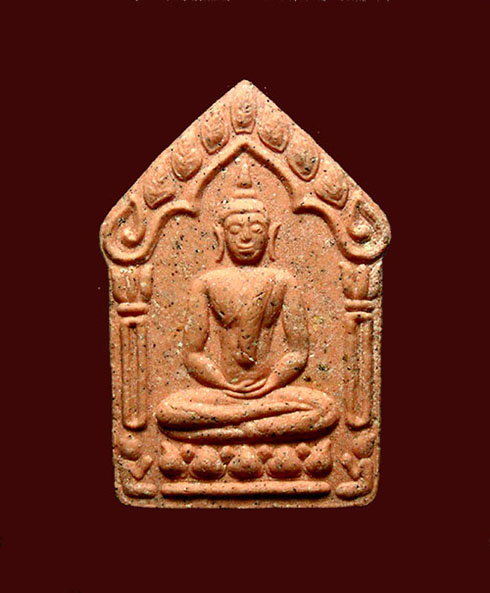 ขุนแผนหลวงพ่อสาคร รุ่นผ้าป่า ปี 46 พิมพ์ใหญ่ ตะกรุดเงินคู่ บล็อคแรก เนื้อชมพูเข้มๆ สภาพสวยสมบรูณ์